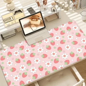 Tapis de souris XXL fraise